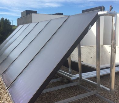Instalación solar Térmica de Alba Renova