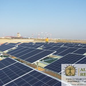 Instalación solar fotovoltaica de Alba Renova en Multinacional Deportiva