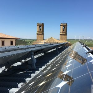 Instalación de energía solar fotovoltaica de conexión a red de Alba Renova