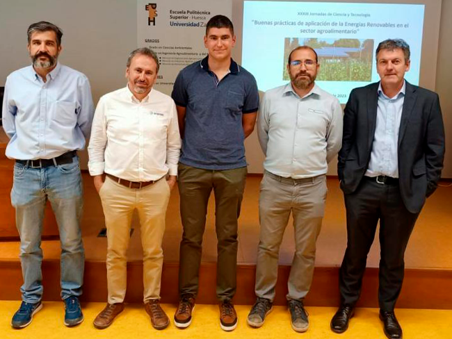 Alba Renova en las XXXIII Jornadas de Ciencia y Tecnología de la Escuela Politécnica Superior de Huesca